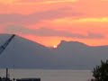 Sunset and the ferry in Ossining