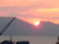 Sunset and the ferry in Ossining