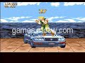Street Fighter 2 classic Amiga game, Guile vs. all fighters