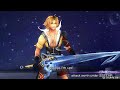 Dissidia Final Fantasy Tidus Lv.20 vs Squall Lv.20
