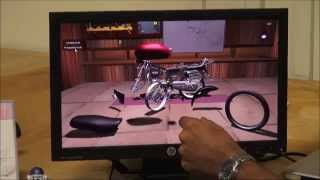 Interactive Motorcycle Assembly in Unity3D using the Leap motion sensor