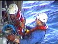 more at http://rope-access-videos.com Tom Rigg [in the blue overalls] and the worlds ugliest man (name withheld) 'working' on a faulty riser tool camera offshore UK North Sea