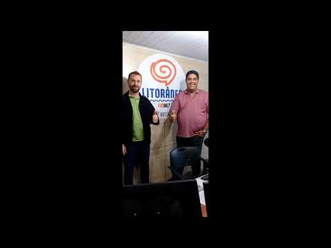 Entrevista com o Prefeito de Anchieta. 22/09/2021. Fabricio Petri.