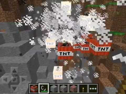 how to light tnt in minecraft pe