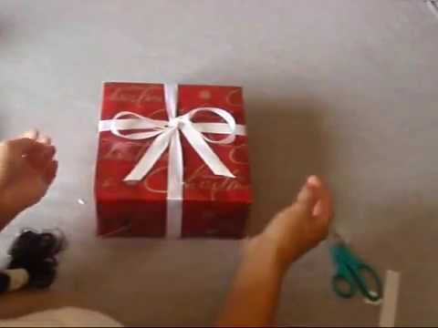 how to fasten ribbon around a cake