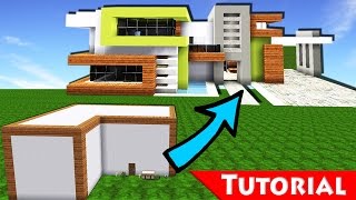 Minecraft: Box to Modern House - Transformation #2 / Tutorial / How to Make - Build / Best 2016