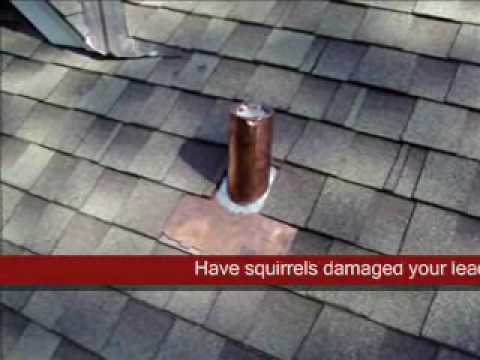 how to install flashing around a vent pipe