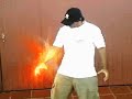 1� teste com fogo