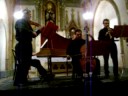live concert in c�rdoba (argentina) on 23rd of october 2008. manfredo kraemer (violin), diego nadra (oboe), juan manuel quintana (gamba), jorge lavista (harpsichord). museo san alberto, concert series 
