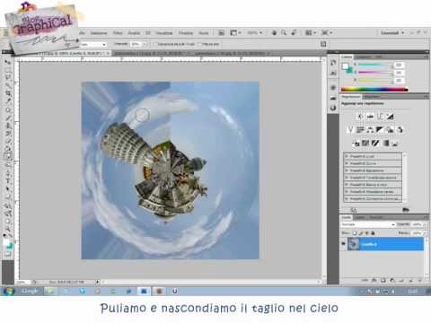 Effetto pianeta in photoshop