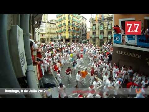 Encierro del 8 de Julio de 2012 en Pamplona
