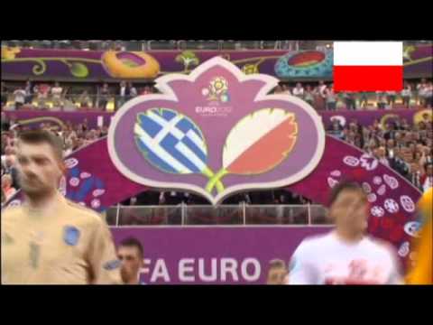 EURO 2012 - Polska - Grecja - wyjście piłkarzy na boisku