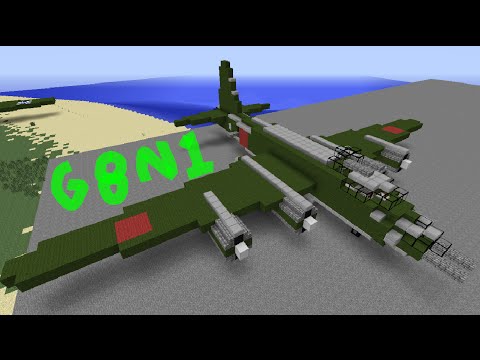 how to build a b17 bomber in minecraft