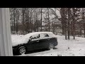 Mazda RX-8 steep snow covered driveway