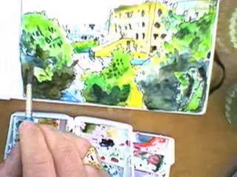 LA landscape painting: a demo