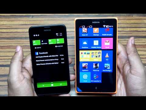 Lumia 630 vs Nokia XL | Windows Phone 8.1 vs Nokia X Platform