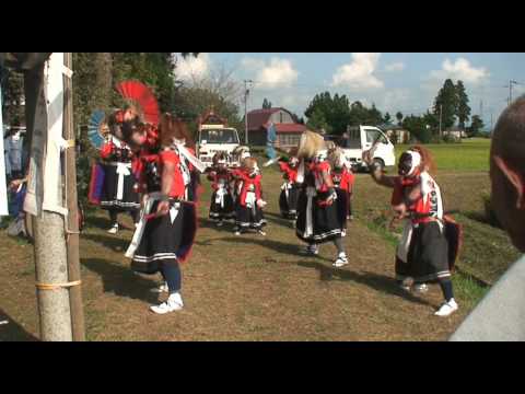 北上市村崎野伊勢神社例大祭渡御