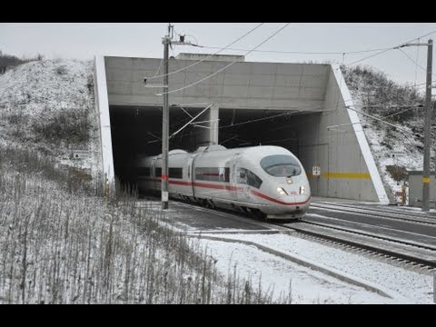 ICE-Züge am Katzenbergtunnel-Fahrplanwechsel Dez 2012