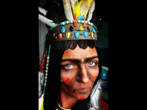 how to native american face paint