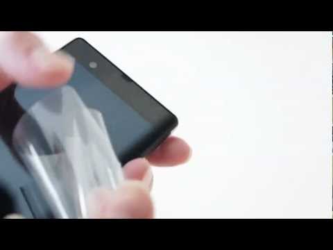 how to remove xperia z screen protector