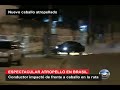 Atropello de caballo en R�o de Janeiro