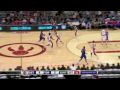 Rodney Stuckey tips the backboarde crazy lay up vs Toronto