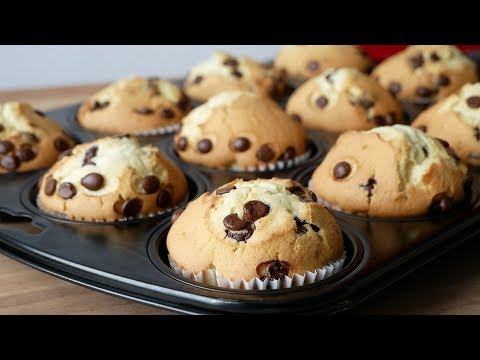 Chocolate Chip Muffins Backen (Rezept) || Baking Chocolate Chip Muffins (Recipe) || [ENG SUBS]