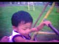 ishi playing in the slide