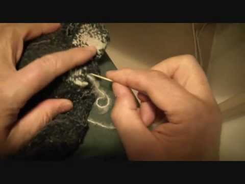 how to patch wool socks