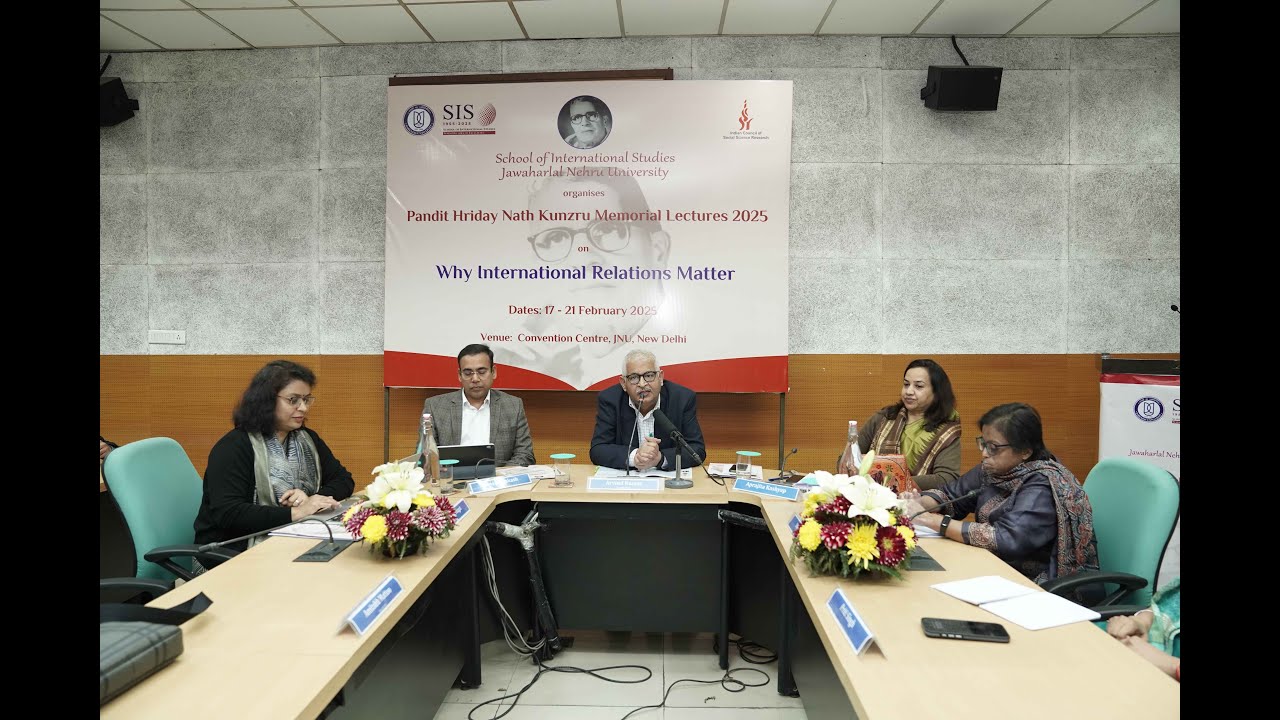 Session - "Why the Americas Matter" at Pandit Hriday Nath Kunzru Memorial Lectures 2025