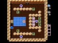 buy this game and more at www.pedrogames.com . adventures of lolo is a unique puzzle game, it was a pretty popular game for the nes, it spawned two sequels for the nes and one for the game boy. princess lala has been kidnapped, it is up to lolo to save her. so he enters the great devils castle where she is being held. he will now have to go through 50 puzzling rooms to save her. adventures of lolo is really just many rooms that you will have to think your way out of. there will be various enemies, obstacles, such as rocks and water, arrows which will allow you to only move one direction, and more. in each room there are hearts you must collect. after collecting all the heart a treasure chest will open, get to the chest and the door to the room will open. it is much more challenging then it seems. you will have to move blocks in certain areas, do things in a certain order, and just sit and think about what you need to do. many enemies cannot move, but getting in there path will lose you a life, so moving carefully, pushing blocks, and thinking are key. if you want a mind-challenging puzzle game, then check out the adventures of lolo.