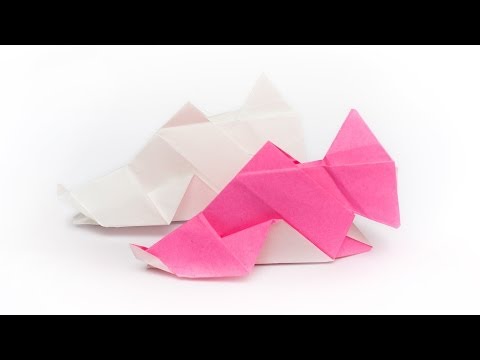 รูปปลา - วิธีพับกระดาษเป็นรูปปลาแซลม่อน (Origami salmon) Mookeep origami & papercraft blog http://www.mookeep.com.