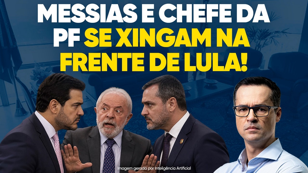 Barraco: Messias e Chefe da PF se Xingam na Frente de Lula!