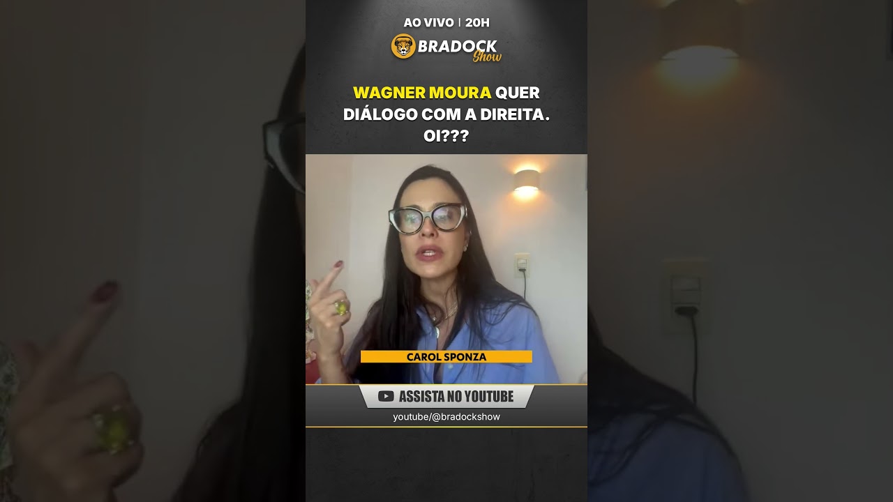 Wagner Moura quer diálogo com a direita?