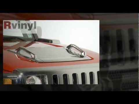 how to remove hummer h3 hood vent