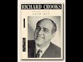 richard crooks sings 3 early items....
one flower in your garden(romberg)
charity(mcdermid)
sacrament(mcdermid)
recorded at crooks first sessions for victor....