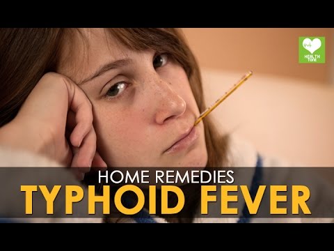 how to cure typhoid at home