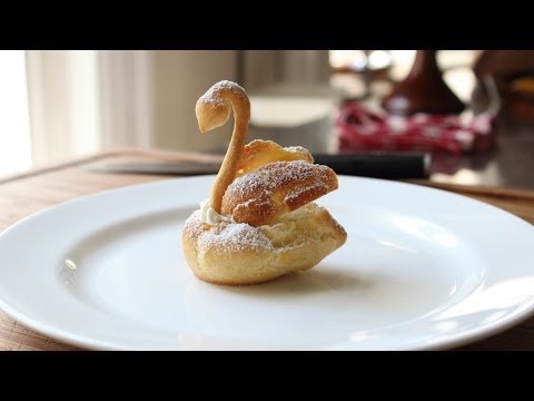 Chocolate Cream Puff Swans - How to Make Swan Cream Puffs for Mother's Day