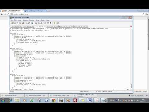 how to set tnsnames.ora in unix