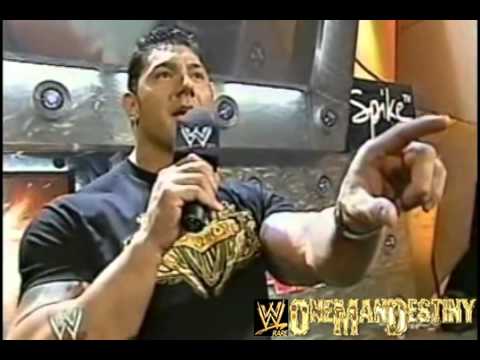wwe evolution batista and shawn michaels confrontation shawn michaels ...