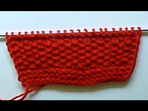 how to easy knit scarf