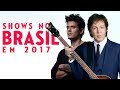 Shows internacionais no Brasil em 2017