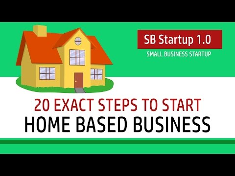 Are you looking to start a home-based business? Then, watch these 20 Exact steps to start a home-based small business.