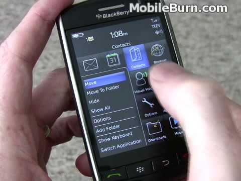 mobileburn: Video review of the BlackBerry Storm 9530 for Verizon YouTube Preview Image