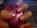 girly pink 2nd acrylics