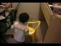FUNNY VIDEO! My 1 yr old son was shooting at me with nerf gun.  this video made in 2004