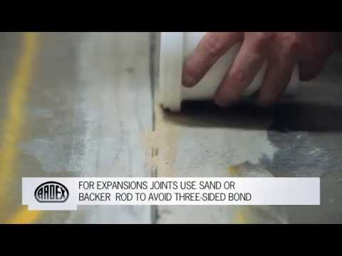 ARDEX Concrete Crack Repair Range - Warehouse Control Joint Repair with ARDEX RA 54 & RA 56