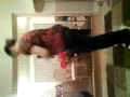 my sister on wii fit.MP4
