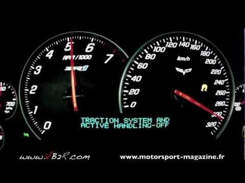 Corvette ZR1 acceleration top speed 0-330 km/h. ( www.vb2r.com ) 0-205 mph- gopro