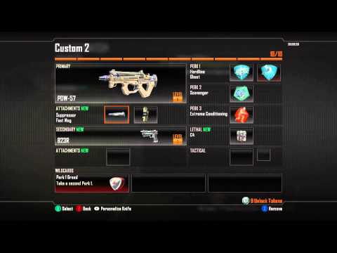 Black Ops 2: My SMG Class Set-Ups! Video